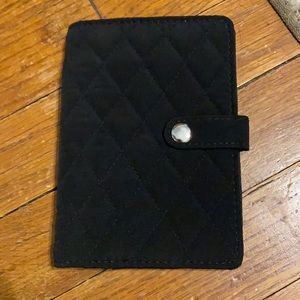 Vera Bradley passport wallet in black